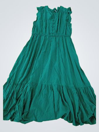 Old Navy Green Tiered Dress