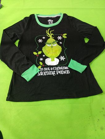 Grinch I'm Not a Christmas Morning Person Long Sleeve Shirt