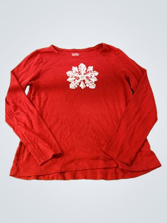Gap Kids Long Sleeve Shirt with Snowflake Design