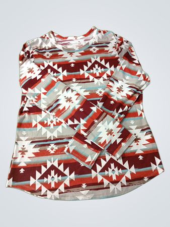 No Boundaries Aztec Print Top