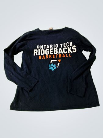 Ontario Tech Ridgebacks Basketball Long Sleeve T-Shirt