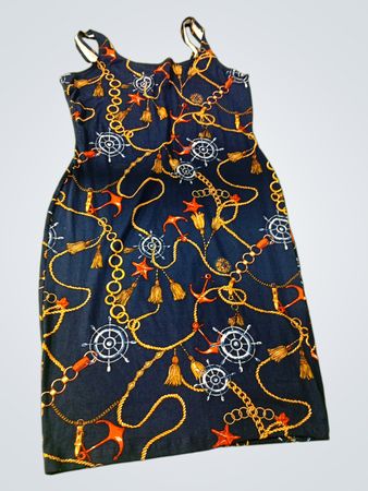 Nautical Print Dress