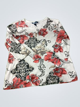 Karen Scott Floral Blouse
