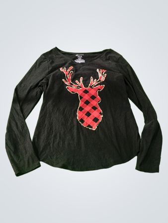 No Boundaries Black Long Sleeve Graphic Top