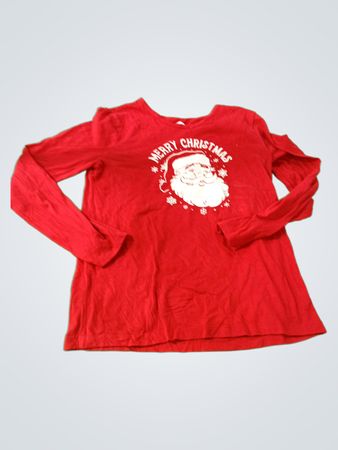 Holiday Time Christmas Santa Long Sleeve Shirt