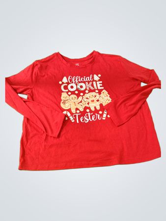 Official Cookie Tester Red Long Sleeve T-Shirt