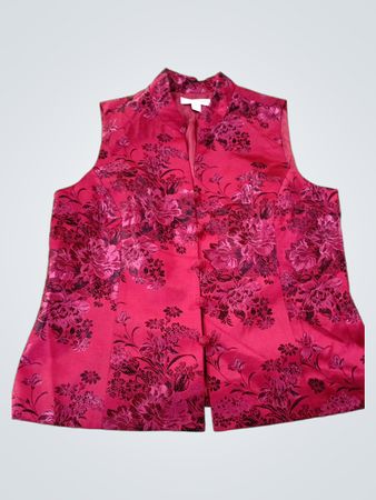 Coldwater Creek Floral Vest