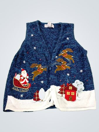 Heirloom Collectibles Christmas Knit Vest