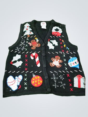 NutCracker Christmas Knit Vest