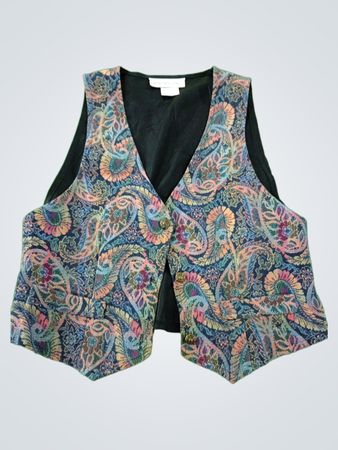 Whitney Lang Petites Paisley Vest