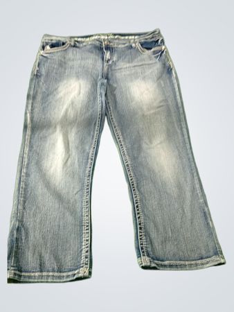 Mango Blue Flared Jeans