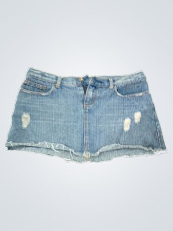Wet Seal Denim Mini Skirt
