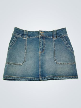 Denim Mini Skirt