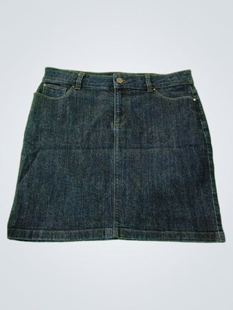 Ann Taylor Denim Mini Skirt