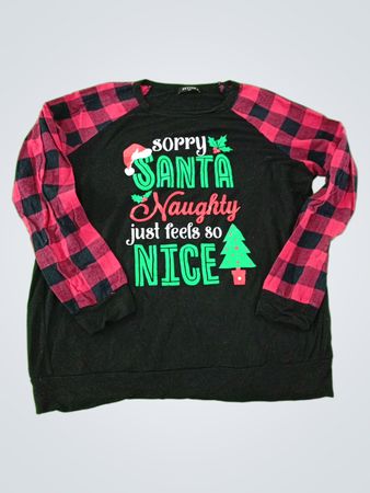 Christmas-themed shirt
