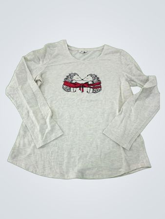 Reitmans Long Sleeve Shirt with Graphic Print