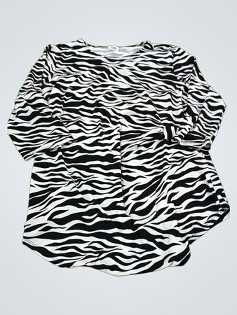 Ahva Zebra Print Top