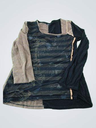Black and White Striped Shirt