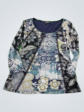 Vanilla Sugar Floral Long Sleeve Top
