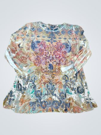 Blouse with Floral Pattern