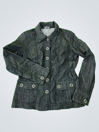 Baccini Dark Gray Denim Jacket