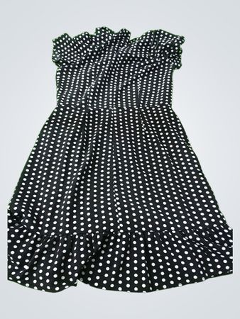 Black and White Polka Dot Dress