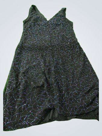 Black Sequined Dress