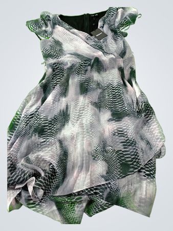 DKNY Women's Printed Midi Dress
