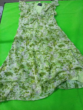 Green Floral Dress