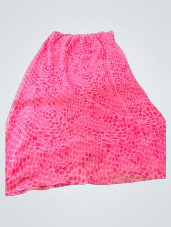 Pink Animal Print Skirt