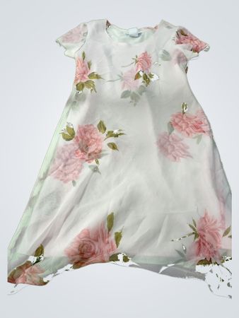 Floral White Dress