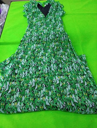 Green Floral Dress