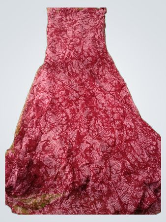Red Floral Fabric