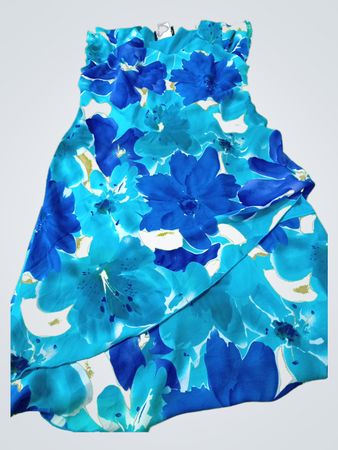 Blue Floral Dress