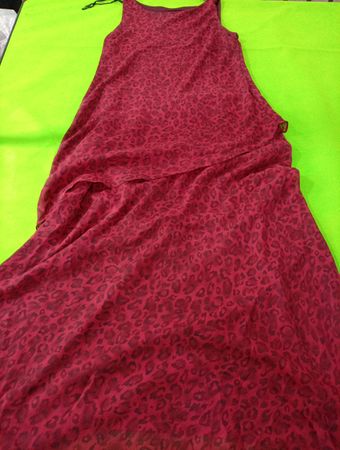 Jessica Howard Leopard Print Maxi Dress