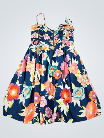 Roxy Floral Smocked Mini Dress