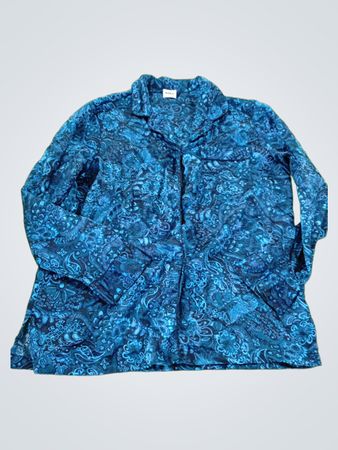Blue Paisley Shirt