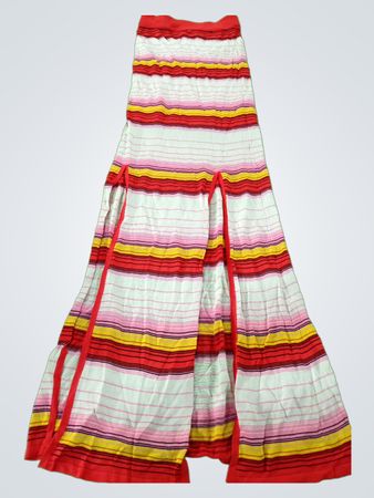 Multicolored Striped Scarf