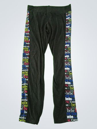 Bebe Logo Print Leggings