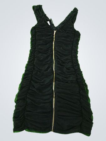 Black Ruched Dress