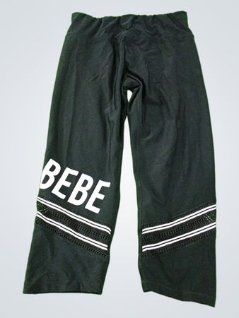 Bebe Sport Black Cropped Leggings