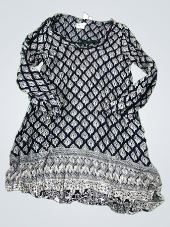 Roxy Long-Sleeve Printed Dress