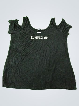 Bebe Black Sleeveless Top