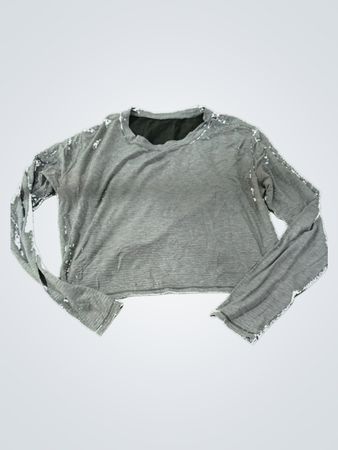 Gray Long-Sleeve Shirt
