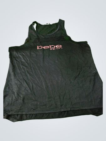 Bebe Sport Black Tank Top