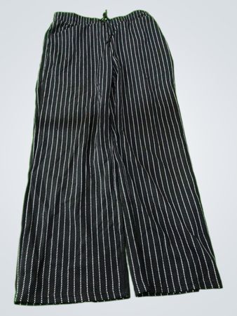 Black Striped Pants