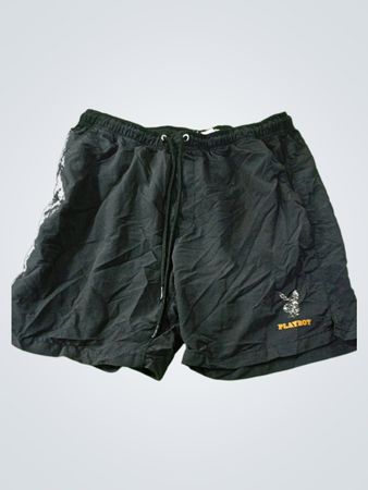 Playboy Black Athletic Shorts