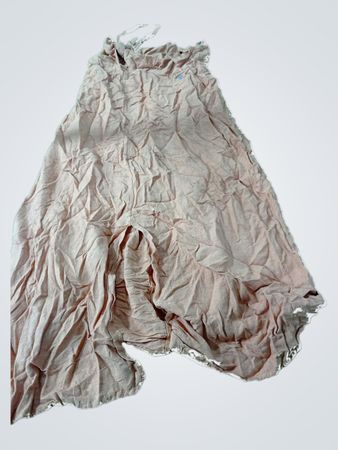 Crumpled Tan Dress