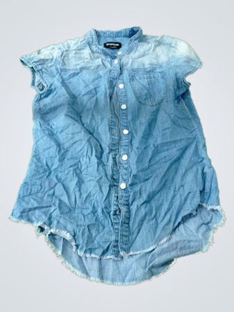 bebe Denim Blouse