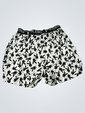 Playboy Men's Bunny Print Boxer Briefs
